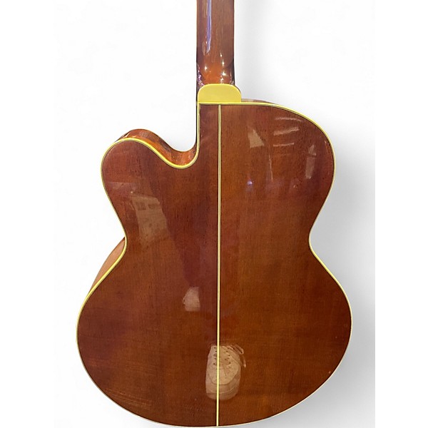 Vintage 1990s Washburn J-28 SCE Natural Acoustic Guitar