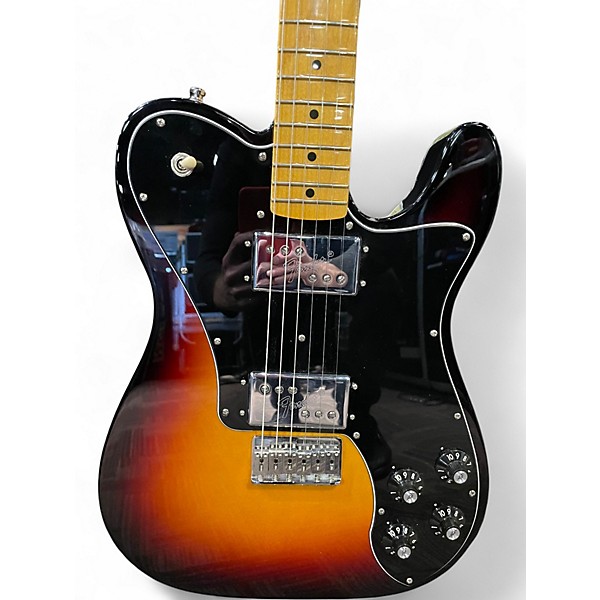 Used Fender AMERICAN VINTAGE II TELECASTER DELUXE 3 Tone Sunburst Solid Body Electric Guitar
