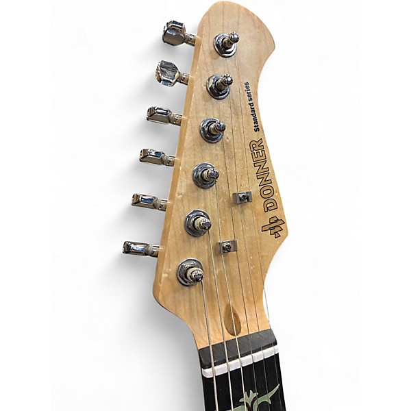 Used Donner STANDARD STRATOCASTER 2 Tone Sunburst Solid Body Electric Guitar