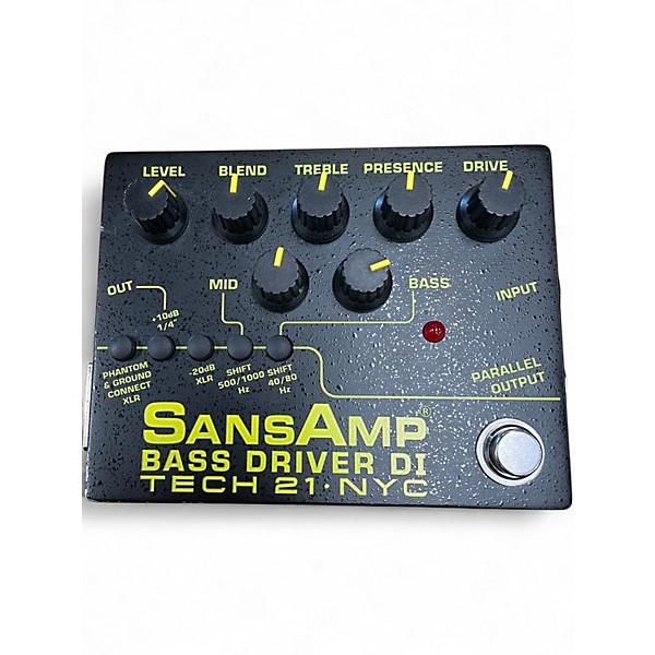 Used Tech 21 Sansamp PBDR Bass Driver DI Bass Effect Pedal
