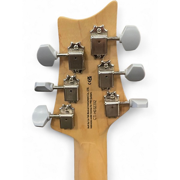 Used PRS SE Silver Sky John Mayer Left Handed Moon White Electric Guitar