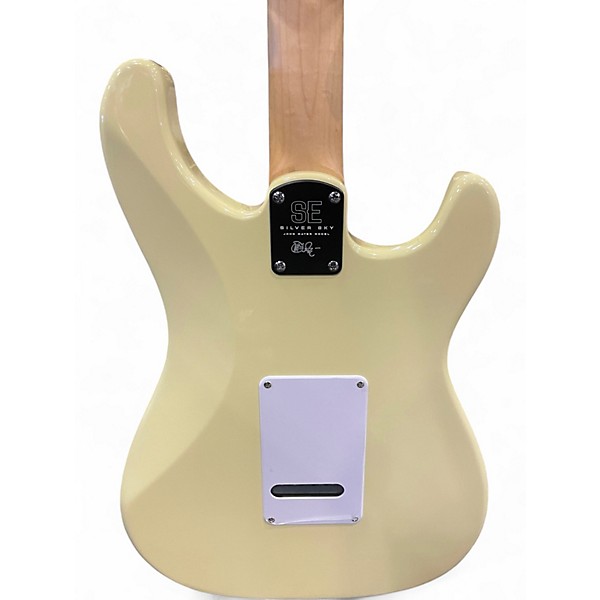 Used PRS SE Silver Sky John Mayer Left Handed Moon White Electric Guitar