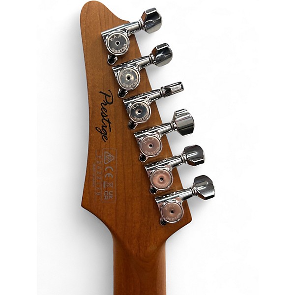 Used Ibanez AZ2402 Pearl White Solid Body Electric Guitar