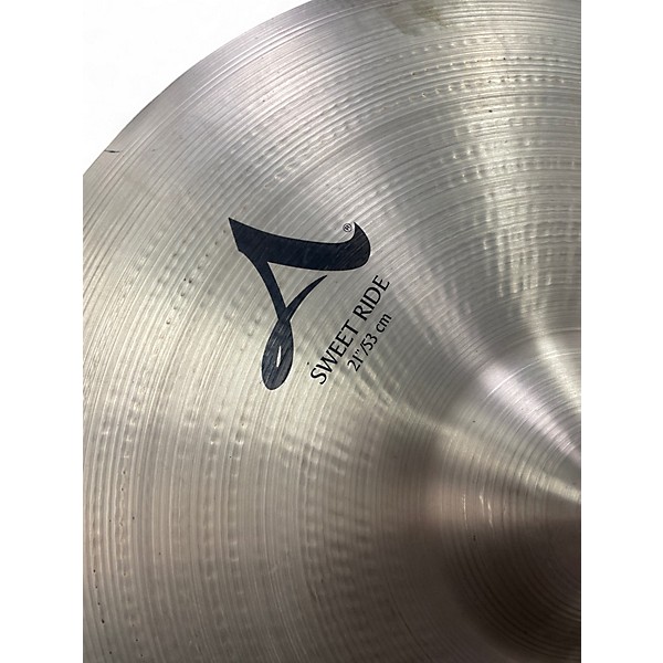 Used Zildjian 21in A Series Sweet Ride Cymbal
