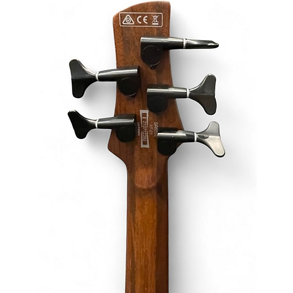 Used 2021 Ibanez SR 605 Brown Electric Bass Guitar