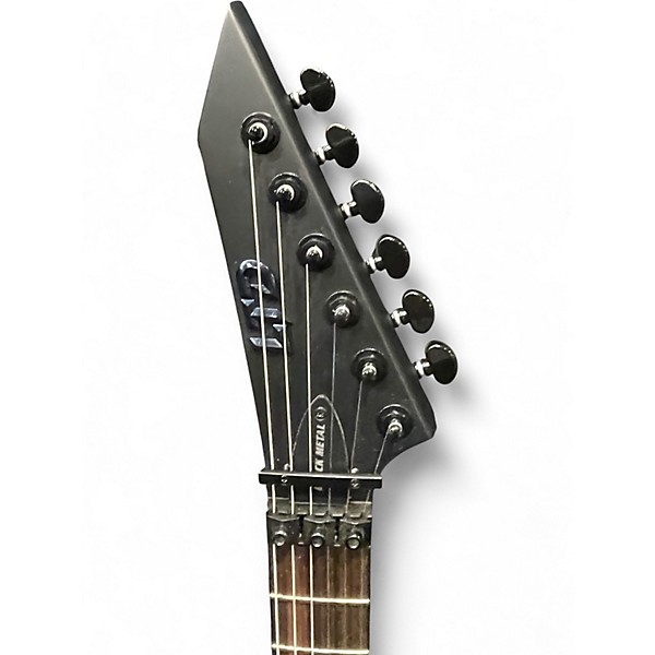 Used 2019 ESP LTD Black Metal BLACK Solid Body Electric Guitar