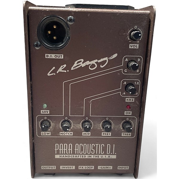 Used LR Baggs Para Acoustic DI Direct Box Pre With EQ Direct Box