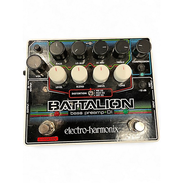 Used Electro-Harmonix Battalion Bass Preamp + DI Pedal