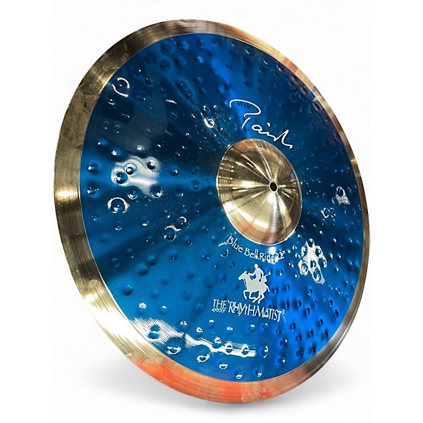 Used Paiste 22in STEWART COPELAND SIGNATURE BLUE BELL RIDE Cymbal