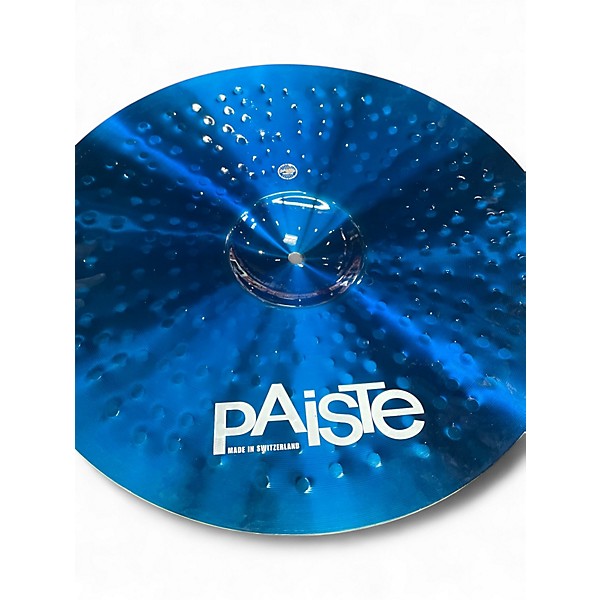Used Paiste 22in STEWART COPELAND SIGNATURE BLUE BELL RIDE Cymbal