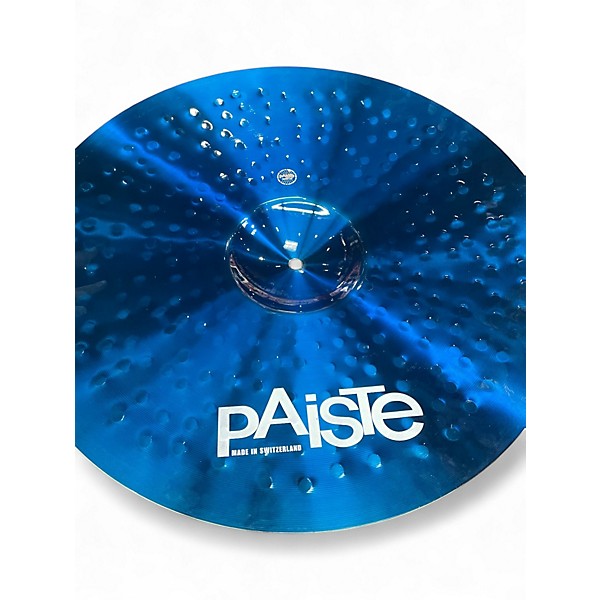 Used Paiste 22in STEWART COPELAND SIGNATURE BLUE BELL RIDE Cymbal