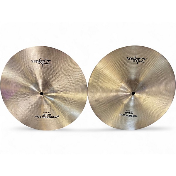 Used Zildjian 14in New Beat Hi Hat Pair Cymbal
