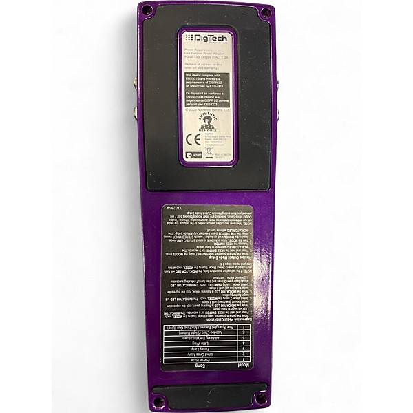 Used DigiTech JIMI HENDRIX EXPERIENCE PEDAL Pedal