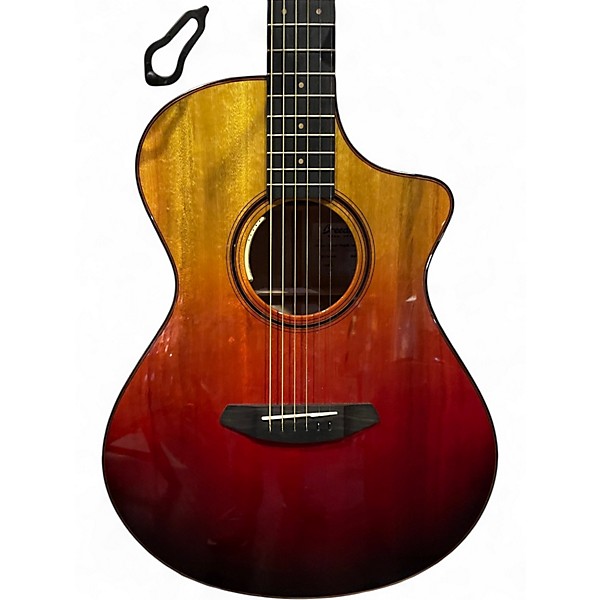 Used 2023 Breedlove Oregon Concert CE TEQUILA SUNRISE Acoustic Electric Guitar