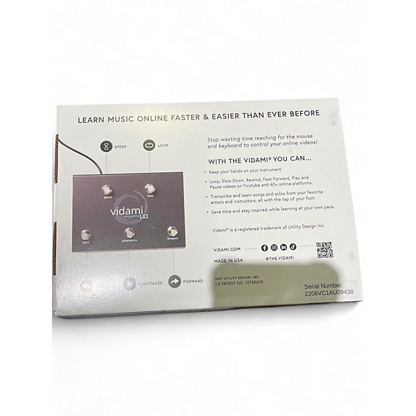 Used Vidami video looper Pedal