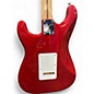 Used Squier Standard Stratocaster Candy Apple Red Metallic Solid Body Electric Guitar