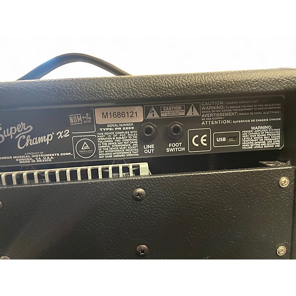 Used Fender Super Champ X2 15W Tube Guitar Combo Amp