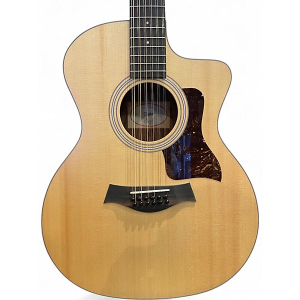 Used Taylor 254ce Natural 12 String Acoustic Electric Guitar