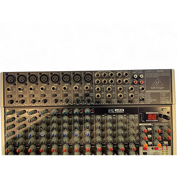 Used Behringer Xenyx X2222USB Unpowered Mixer