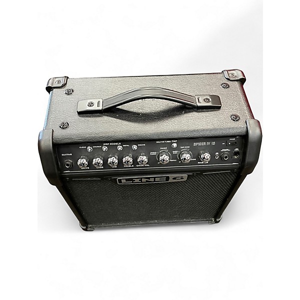 Used Line 6 Spider IV 15W 1X8 Guitar Combo Amp