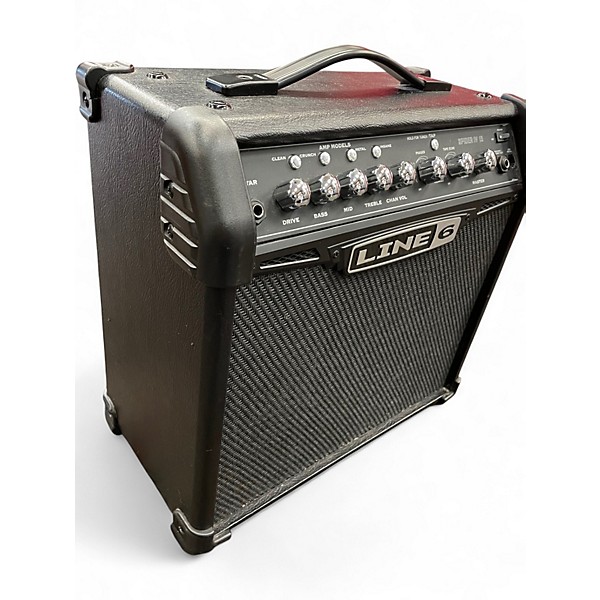 Used Line 6 Spider IV 15W 1X8 Guitar Combo Amp