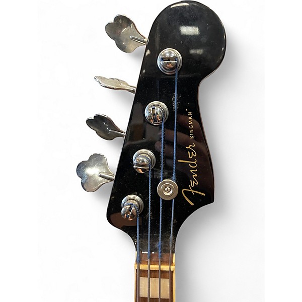 Used Fender Kingman 4-String BLACK N GOLD Acoustic Bass Guitar