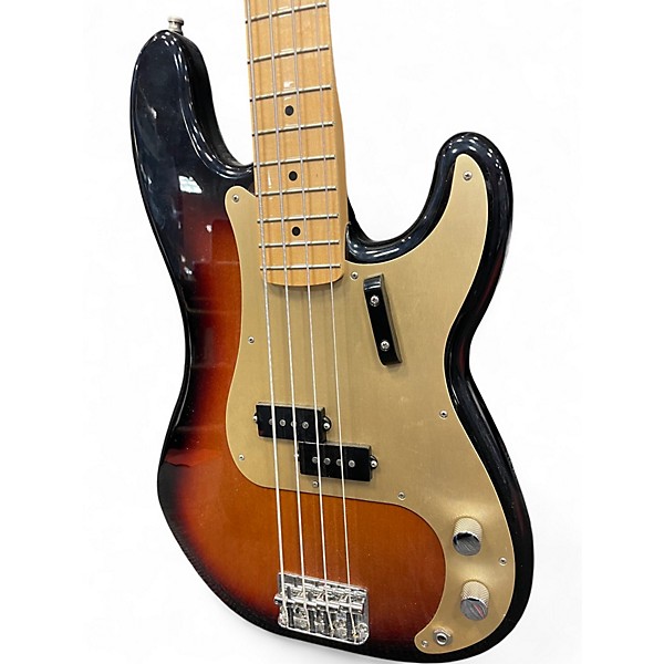 Used Fender Player Precision Bass 2 Color Sunburst Electric Bass Guitar