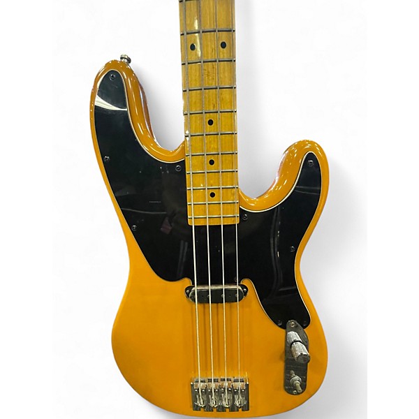 Used Dillion Tele-Bass Butterscotch Blonde Electric Bass Guitar