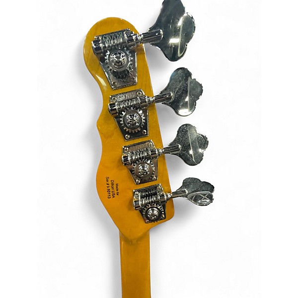 Used Dillion Tele-Bass Butterscotch Blonde Electric Bass Guitar
