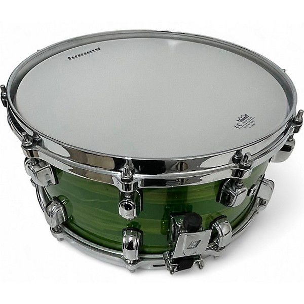 Used TAMA 14X6.5 STARCLASSIC WALNUT/BIRCH SHAMROCK OYSTER Drum