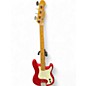 Used Fender Bullet Bass Deluxe Red Electric Bass Guitar thumbnail