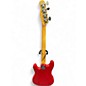 Used Fender Bullet Bass Deluxe Red Electric Bass Guitar