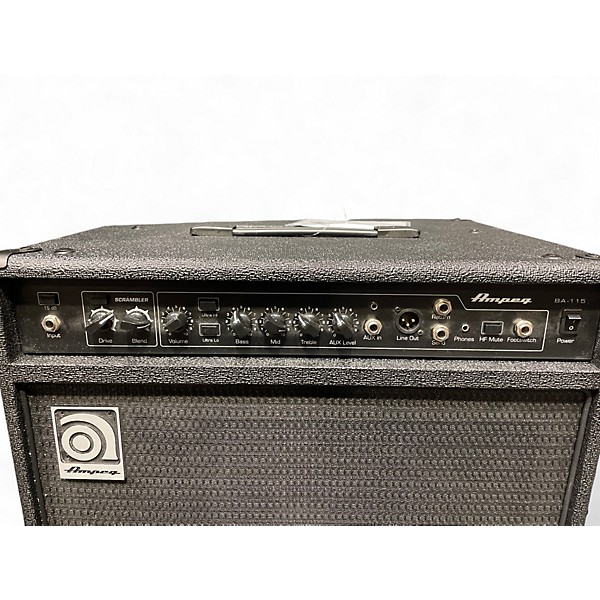 Used Ampeg BA115 100W 1x15 Bass Combo Amp