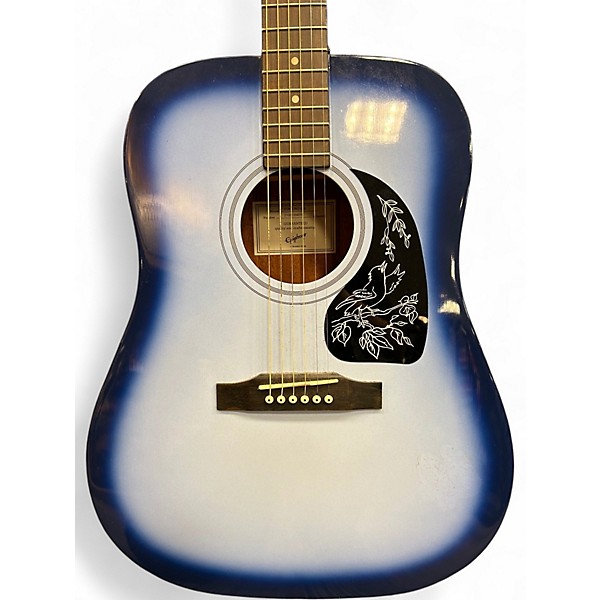 Used Epiphone STARLING Blue Burst Acoustic Guitar