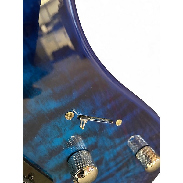 Used Ibanez GRX70QA Trans Blue Solid Body Electric Guitar