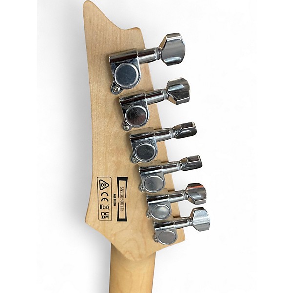 Used Ibanez GRX70QA Trans Blue Solid Body Electric Guitar