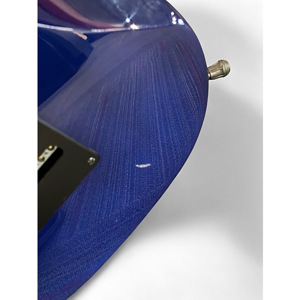 Used Ibanez GRX70QA Trans Blue Solid Body Electric Guitar