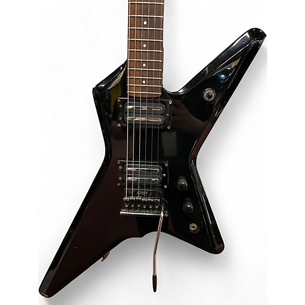 Vintage 1984 Ibanez DT250 Black Solid Body Electric Guitar