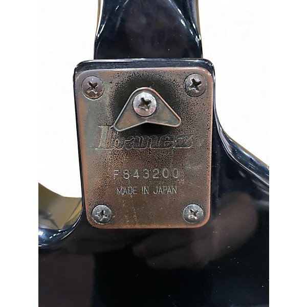 Vintage 1984 Ibanez DT250 Black Solid Body Electric Guitar