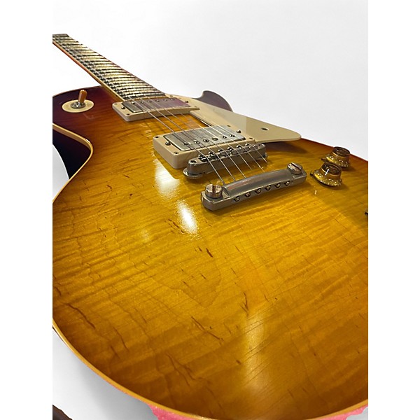 Used Gibson LES PAUL CUSTOM R9 HISTORIC MAKEOVER DELUXE ICED TEA BURST Solid Body Electric Guitar