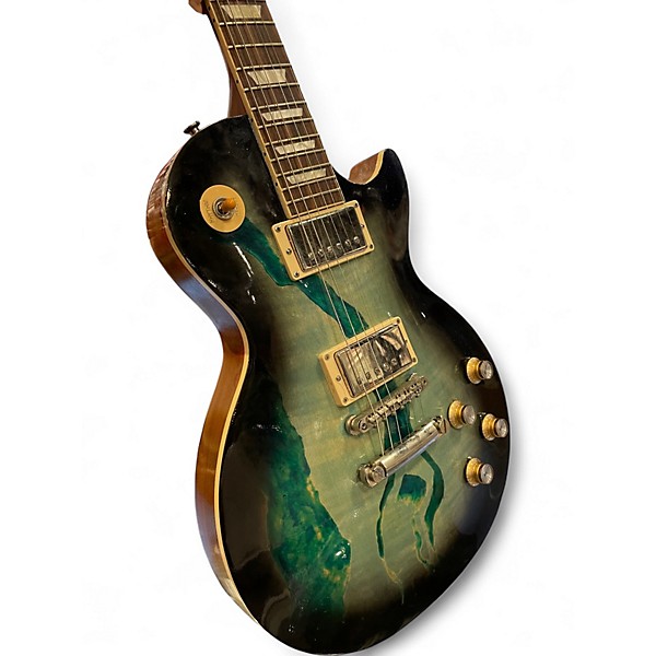 Used Gibson Les Paul Standard Custom Resin - Green Solid Body Electric Guitar