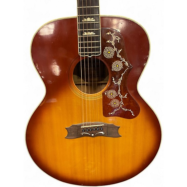 Used 1970s Terada SJ200 Clone - T1106 Cherry Sunburst Acoustic Guitar