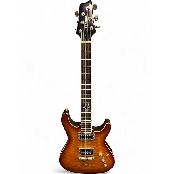 Used Ibanez SZ520FM Brown Burst Solid Body Electric Guitar