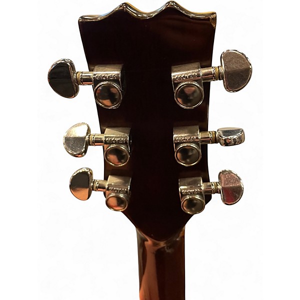 Used Crestline 335 Copy Walnut Hollow Body Electric Guitar