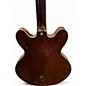 Used Crestline 335 Copy Walnut Hollow Body Electric Guitar