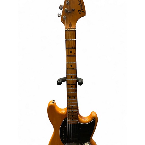 Vintage 1978 Fender Mustang Natural Solid Body Electric Guitar
