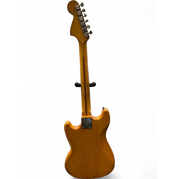 Vintage 1978 Fender Mustang Natural Solid Body Electric Guitar