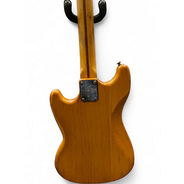 Vintage 1978 Fender Mustang Natural Solid Body Electric Guitar