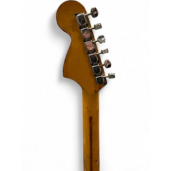 Vintage 1978 Fender Mustang Natural Solid Body Electric Guitar