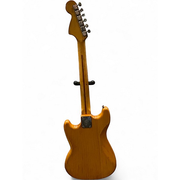 Vintage 1978 Fender Mustang Natural Solid Body Electric Guitar